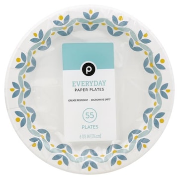 Publix Everyday Plates, Paper, 6-7/8 Inches