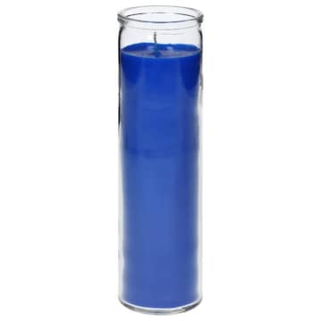 Hanna's Candle Company Candle, Blue, 8 Inch