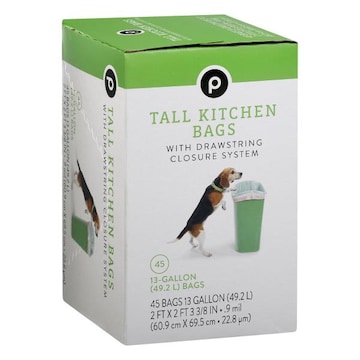 Publix Tall Kitchen Bags, 13-Gallon