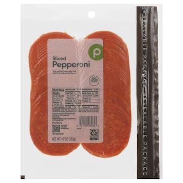 Publix Deli Pepperoni, Presliced