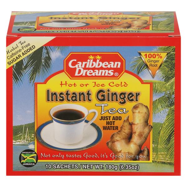 Caribbean Dreams Herbal Tea, Instant, Ginger Publix Super Markets