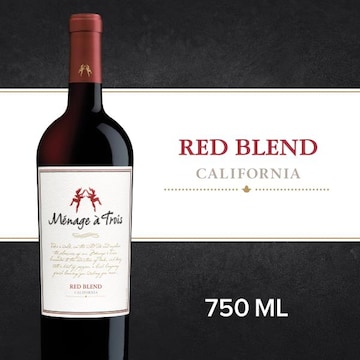 Menage a Trois Blend California Red Wine