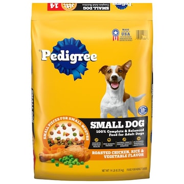 Pedigree Adult Roasted Chicken, Rice & Vegetable Flavor Food for Dogs