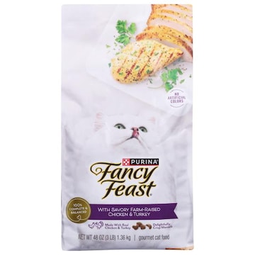 Fancy Feast Cat Food, Gourmet, with Savory Farm-Raised Chicken & Turkey