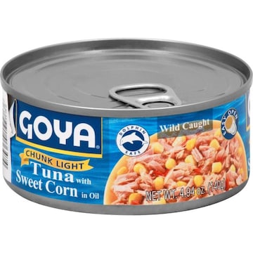 Goya Tuna, with Sweet Corn in Oil, Chunk Light