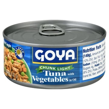 Goya Tuna with Vegetables in Oil, Chunk Light