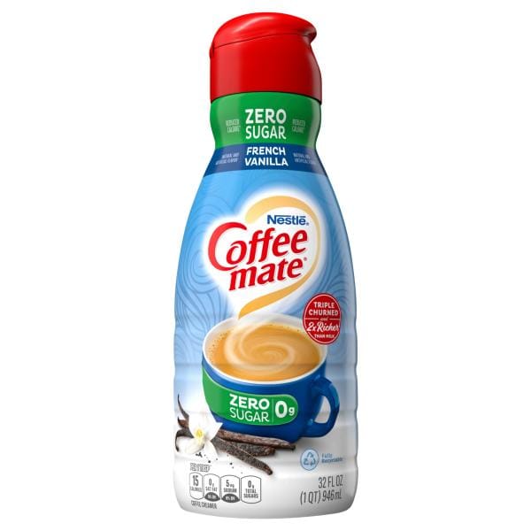 CoffeeMate Coffee Creamer, Zero Sugar, French Vanilla Publix Super