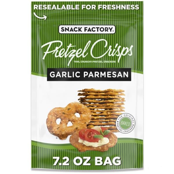 Snack Factory® Garlic Parmesan Pretzel Crisps Publix Super Markets