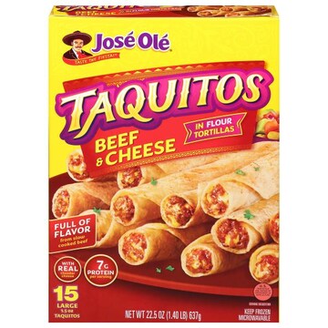 Jose Ole Taquitos, Beef & Cheese