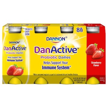 Dannon DanActive Strawberry Flavor Probiotic Dairy Drink