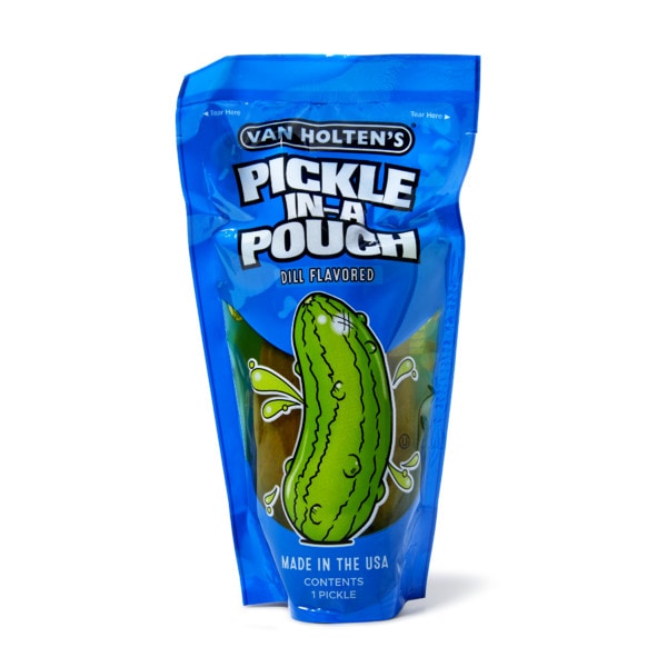 Van Holten's Pickle-In-A-Pouch Pickle, Dill, Hearty Dill Flavor ...