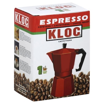 Kloc Coffee Maker, Espresso, 1 Cups