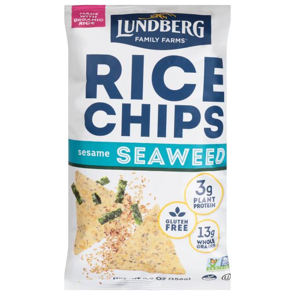 Lundberg Family Farms Rice Chips, Seaweed, Sesame Publix Super Markets