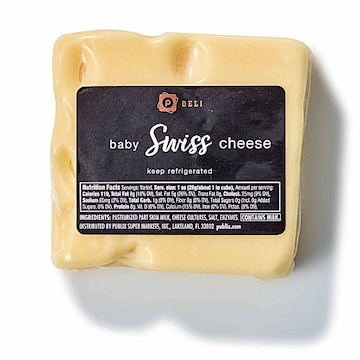 Publix Deli Swiss Cheese, Domestic, Wedge