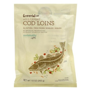 GreenWise Cod Loins, Wild Caught, Sustainably Sourced, Frozen