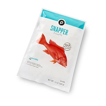 Publix Snapper Fillets, Wild, Responsibly Sourced, Frozen