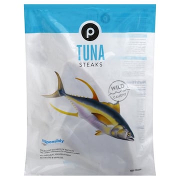 Publix Tuna Steaks, Wild, Responsibly Sourced, Frozen