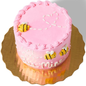 Mini Bee Mine Vanilla Buttercream Cake