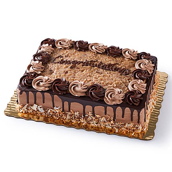 1/4 Sheet German Chocolate Delight Publix Super Markets