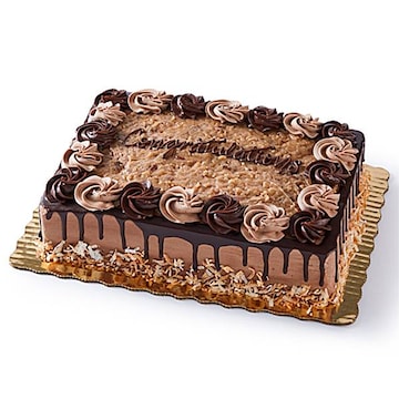 1/4 Sheet German Chocolate Delight