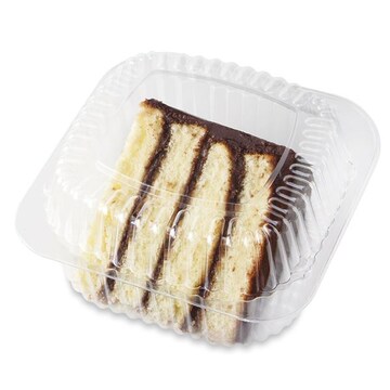 Cake Slice Vanilla Fudge Iced