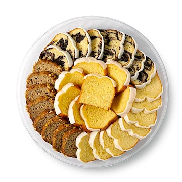 Assorted Creme Cake Platter Large 32-Count
