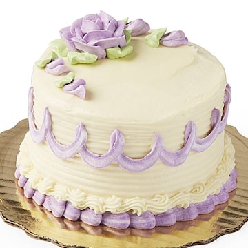 Vanilla Cake Cream Cheese Iced