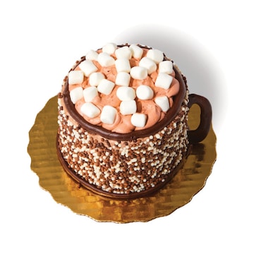 Mini Hot Cocoa Mug Vanilla Fudge Cake