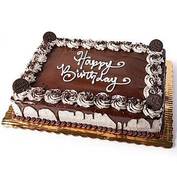 1/2 Sheet Cookies & Cream Mousse Cake