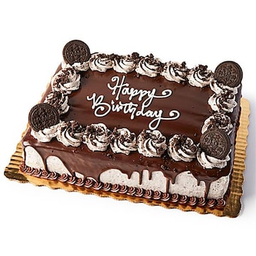 1/4 Sheet Cookies & Cream Mousse Cake