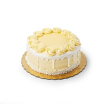 8in Vanilla Cream Cheese Drip Cake
