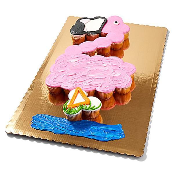 Flamingo Pull Apart Cupcakes 28 Count Publix Super Markets 093509 600x600 A