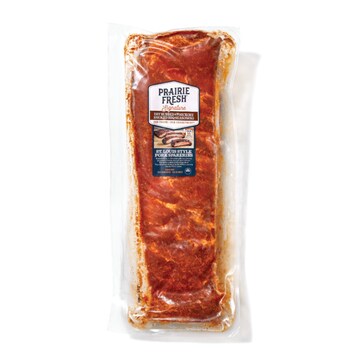 Prairie Fresh Hickory BBQ Seasoned, Pork St. Louis Style Spareribsfrozen, Whole in the Bag