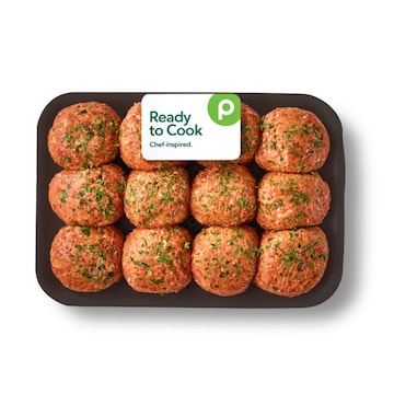 Publix Seasoned Beef Meatballs, Ready to Cook, Located in Meat Department