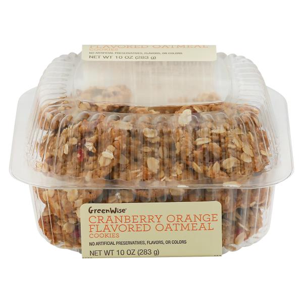GreenWise CranberryOrange Oatmeal Cookies Publix Super Markets