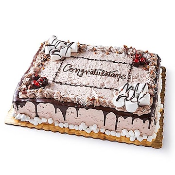 1/2 Sheet Rocky Road Cake
