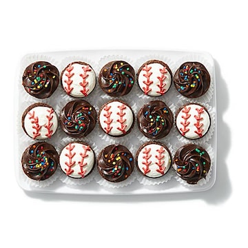 Baseball Brownie Bite Platter 15-Count