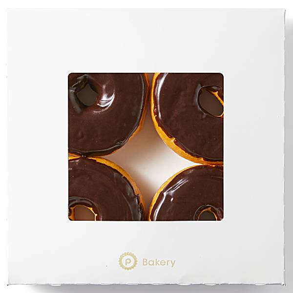 Chocolate Iced Donut, 4ct. Publix Super Markets
