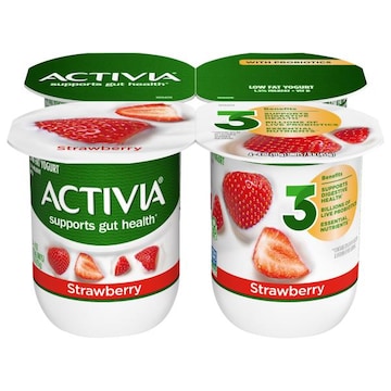 Activia Low Fat Strawberry Yogurt