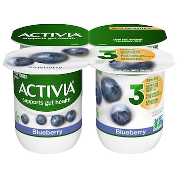Activia Low Fat Blueberry Yogurt