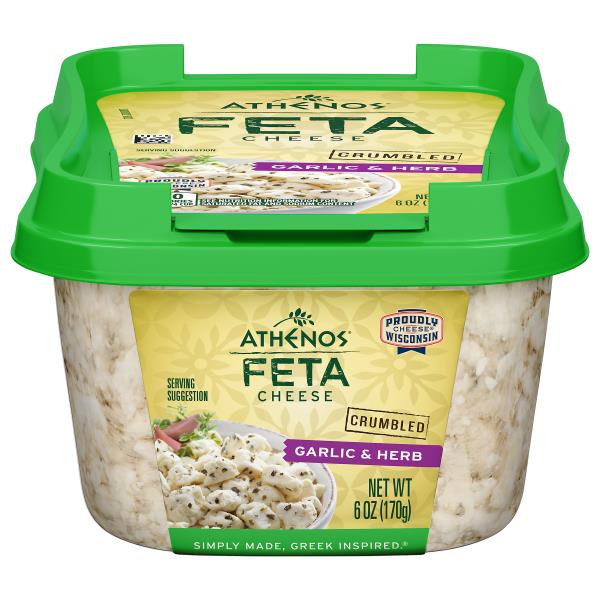 Athenos Cheese, Feta, Garlic & Herb, Crumbled Publix Super Markets