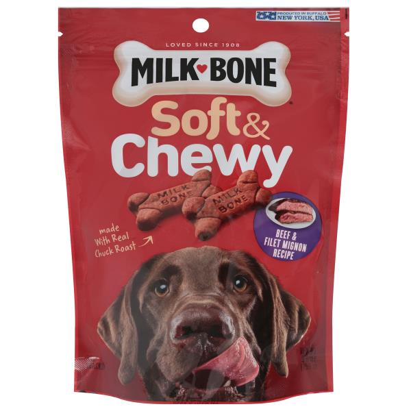 Milk Bone Soft Chewy Dog Snacks Beef Filet Mignon Recipe Publix Super Markets