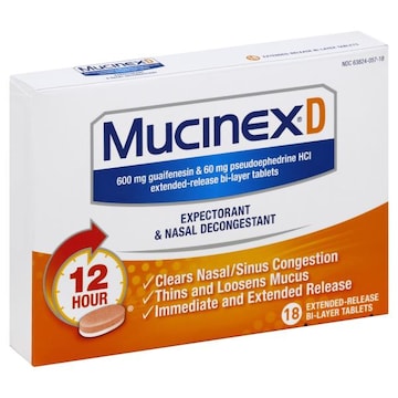 Mucinex D Expectorant & Nasal Decongestant