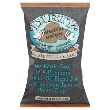 Dirty Potato Chips, Cracked Pepper & Sea Salt