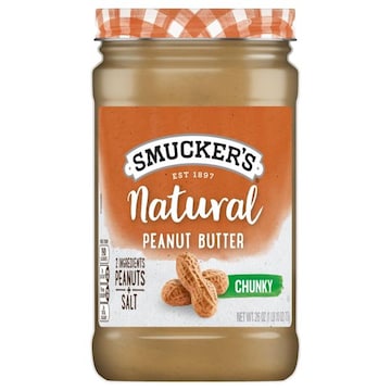 Smucker's Peanut Butter, Natural, Chunky