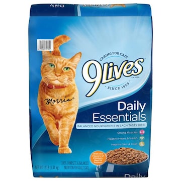 9Lives Daily Essentials Adult with the Flavors of Chicken, Beef & Salmon Cat Food