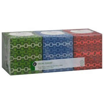 Publix Facial Tissues, Two-Ply, 3 Packs