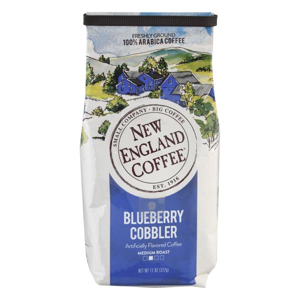 New England Coffee Coffee, Medium Roast, Blueberry Cobbler