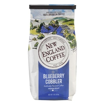 New England Coffee Coffee, Medium Roast, Blueberry Cobbler