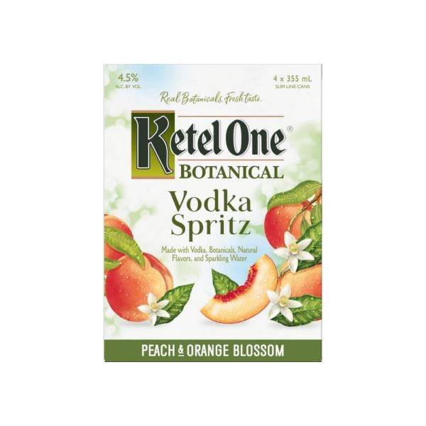 Ketel One Botanical Vodka Spritz, Peach & Orange Blossom Publix Super